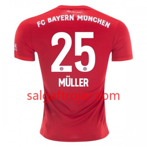 FC Bayern München Fodboldtrøjer Thomas Müller 25 Hjemmebanesæt 2019/20 Kort ærmer FC Bayern München Fodboldtrøjer Thomas Müller 25 Hjemmebanesæt 2019/20 Kort ærmer